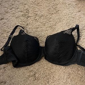 Victoria secret fishnet plunge bra
